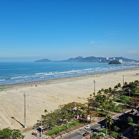 Vista Mar Na Praia Do Gonzaga Santos  Exterior foto